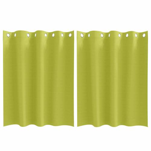 Zavjese 2 pcs Jabukova zelena 140 x 140 cm Poliester Cijena