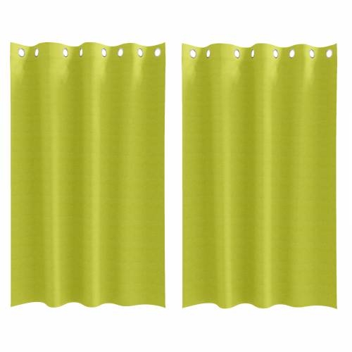 Zavjese 2 pcs Jabukova zelena 175 x 140 cm Poliester Cijena