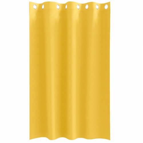 Zavjese 2 pcs žuta boja senfa 175 x 140 cm Poliester Cijena