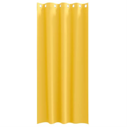 Zavjese 2 pcs žuta boja senfa 260 x 140 cm Poliester Cijena