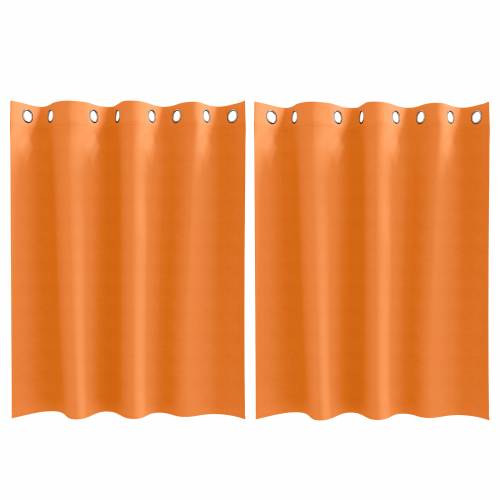 Zavjese 2 pcs Svijetla narančasta 140 x 140 cm Poliester Cijena