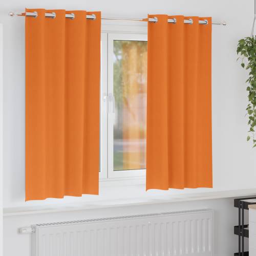 Zavjese 2 pcs Svijetla narančasta 175 x 140 cm Poliester Cijena
