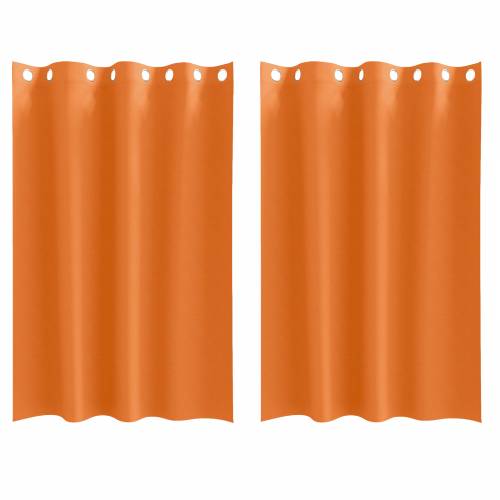 Zavjese 2 pcs Svijetla narančasta 175 x 140 cm Poliester Cijena