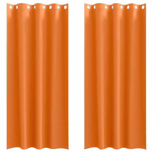 Zavjese 2 pcs Svijetla narančasta 245 x 140 cm Poliester Cijena