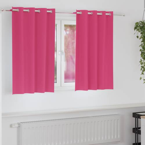 Zavjese sa zavjesama 2 pcs Svijetla roza 140 x 140 cm Poliester Cijena