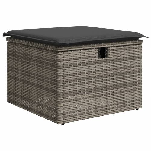 9 Dio Vrtna Sofa Set s Jastucima Siva Poli Ratan Cijena