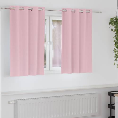 Zavjese 2 pcs Bebe ružičasta 140 x 140 cm Poliester Cijena