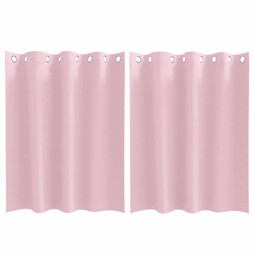 Zavjese 2 pcs Bebe ružičasta 140 x 140 cm Poliester Cijena