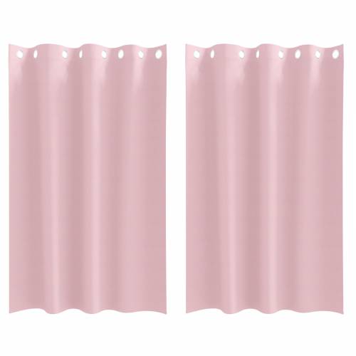 Zavjese 2 pcs Bebe ružičasta 175 x 140 cm Poliester Cijena
