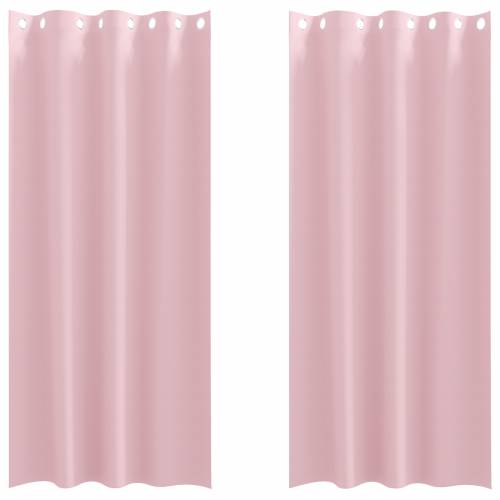 Zavjese 2 pcs Bebe ružičasta 260 x 140 cm Poliester Cijena