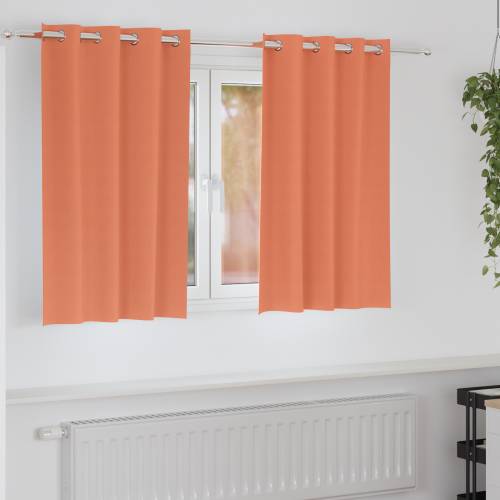 Zavjese sa zavjesama 2 pcs Terakota 140 x 140 cm Poliester Cijena