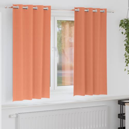Zavjese sa zavjesama 2 pcs Terakota 175 x 140 cm Poliester Cijena