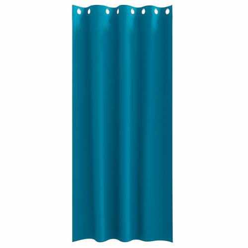 Zavjese sa zavjesama 2 pcs Tirkizna 245 x 140 cm Poliester Cijena