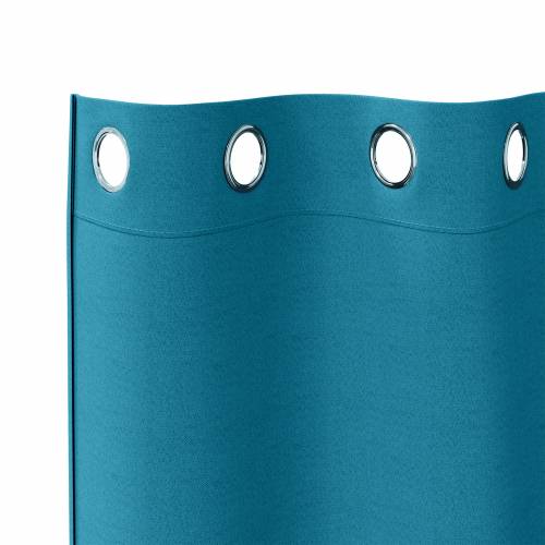 Zavjese sa zavjesama 2 pcs Tirkizna 260 x 140 cm Poliester Cijena