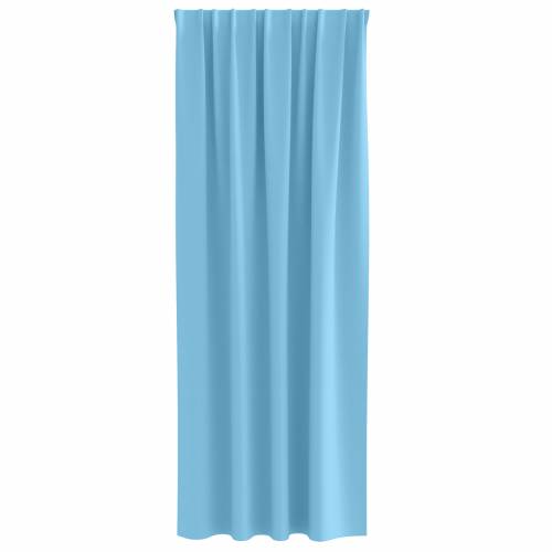 Zavjese 2 pcs Svijetlo plava 245 x 140 cm Poliester Cijena