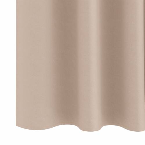 Zavjese sa zavjesama 2 pcs Sivo-smeđa 140 x 140 cm Poliester Cijena