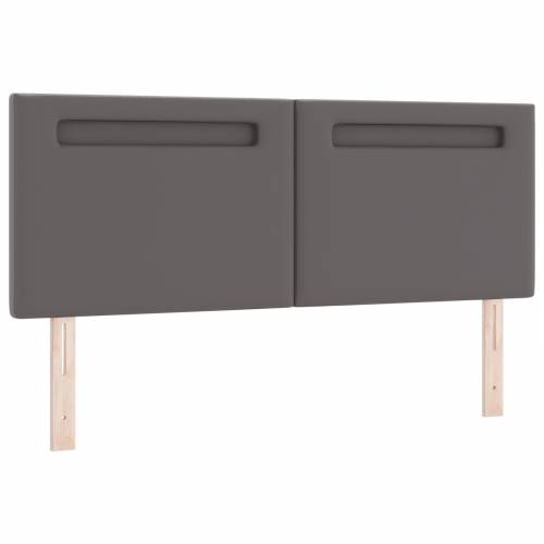 krevet s opružnom osnovom i madracem sivi 140x190 cm od umjetne kože Cijena