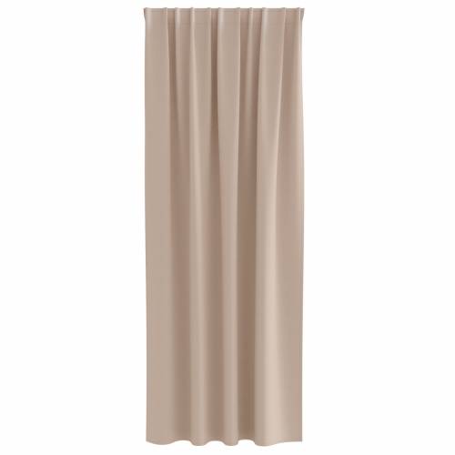 Zavjese sa zavjesama 2 pcs Sivo-smeđa 260 x 140 cm Poliester Cijena