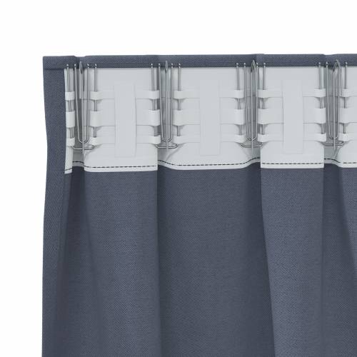Zavjese sa zavjesama 2 pcs Antracit 260 x 140 cm Poliester Cijena