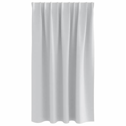 Zavjese sa zavjesama 2 pcs Svijetlo siva 140 x 140 cm Poliester Cijena
