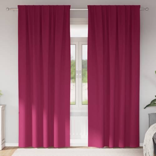 Zavjese sa zavjesama 2 pcs Svijetlo siva 225 x 140 cm Poliester Cijena
