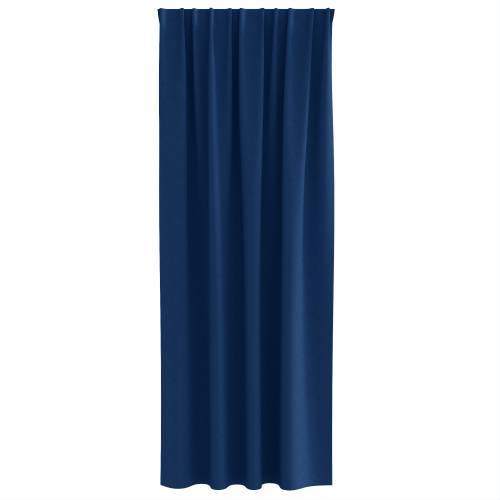 Zavjese sa zavjesama 2 pcs Tamno plava 245 x 140 cm Poliester Cijena