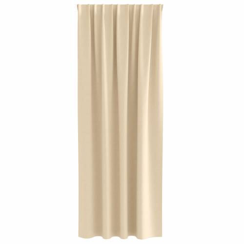 Zavjese sa zavjesama 2 pcs Krema 260 x 140 cm Poliester Cijena