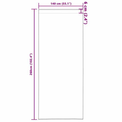 Zavjese sa zavjesama 2 pcs Krema 260 x 140 cm Poliester Cijena