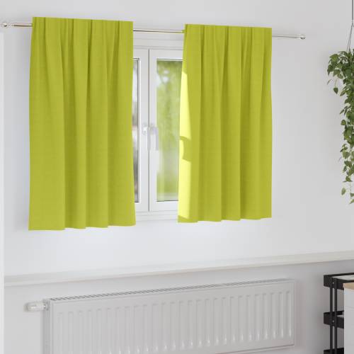 Zavjese 2 pcs Jabukova zelena 140 x 140 cm Poliester Cijena