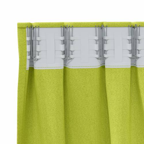 Zavjese 2 pcs Jabukova zelena 225 x 140 cm Poliester Cijena