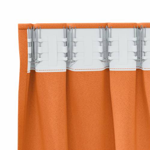 Zavjese 2 pcs Svijetla narančasta 140 x 140 cm Poliester Cijena
