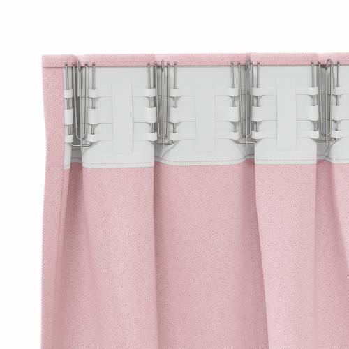 Zavjese 2 pcs Bebe ružičasta 245 x 140 cm Poliester Cijena