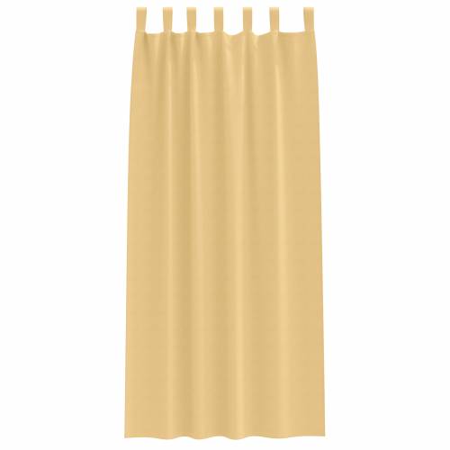 Zavjese sa zavjesama 2 pcs Bež 260 x 140 cm Poliester Cijena
