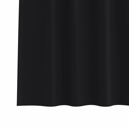 Zavjese sa zavjesama 2 pcs Crna 245 x 140 cm Poliester Cijena
