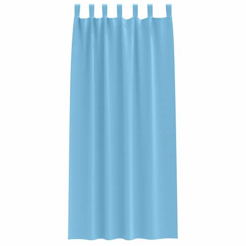 Zavjese 2 pcs Svijetlo plava 245 x 140 cm Poliester Cijena
