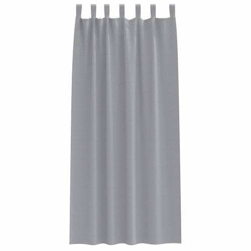 Zavjese sa zavjesama 2 pcs Svjetlosiva 245 x 140 cm Poliester Cijena