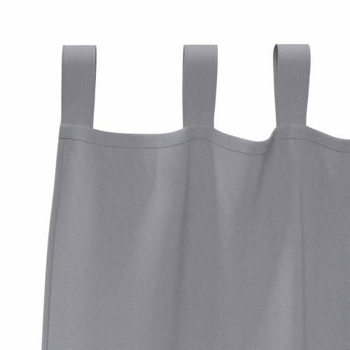 Zavjese sa zavjesama 2 pcs Svjetlosiva 245 x 140 cm Poliester Cijena