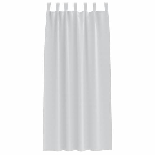 Zavjese sa zavjesama 2 pcs Svijetlo siva 245 x 140 cm Poliester Cijena