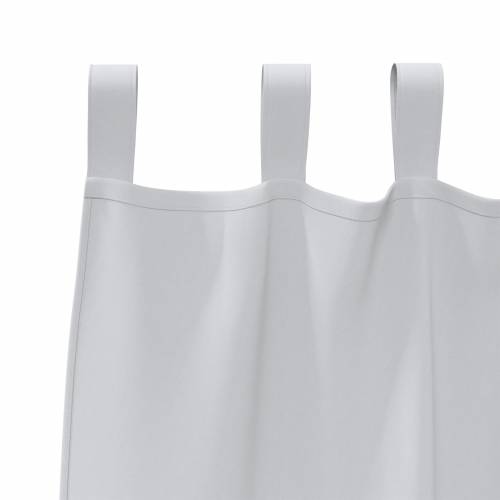 Zavjese sa zavjesama 2 pcs Svijetlo siva 245 x 140 cm Poliester Cijena