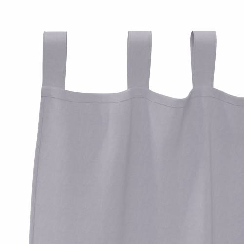 Zavjese sa zavjesama 2 pcs Metalna siva 245 x 140 cm Poliester Cijena