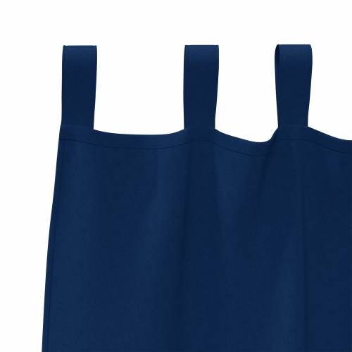 Zavjese sa zavjesama 2 pcs Tamno plava 245 x 140 cm Poliester Cijena