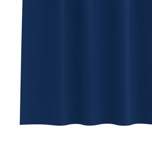 Zavjese sa zavjesama 2 pcs Tamno plava 245 x 140 cm Poliester Cijena