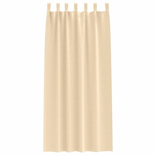 Zavjese sa zavjesama 2 pcs Krema 260 x 140 cm Poliester Cijena