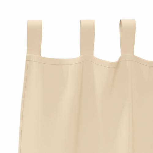 Zavjese sa zavjesama 2 pcs Krema 260 x 140 cm Poliester Cijena