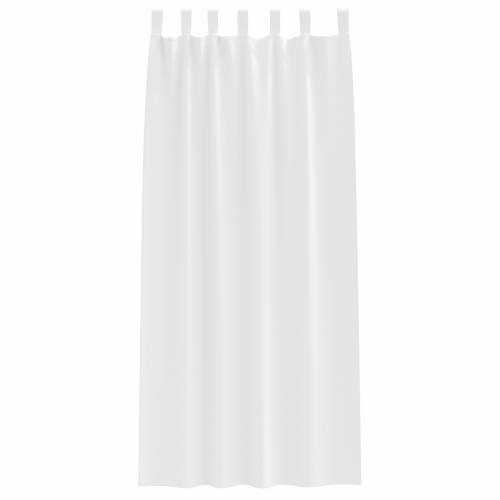 Zavjese sa zavjesama 2 pcs Čista bijela 260 x 140 cm Poliester Cijena