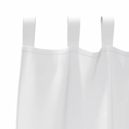 Zavjese sa zavjesama 2 pcs Čista bijela 260 x 140 cm Poliester Cijena