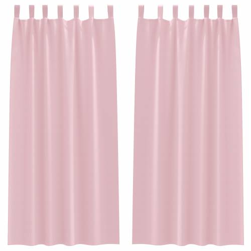 Zavjese 2 pcs Bebe ružičasta 260 x 140 cm Poliester Cijena