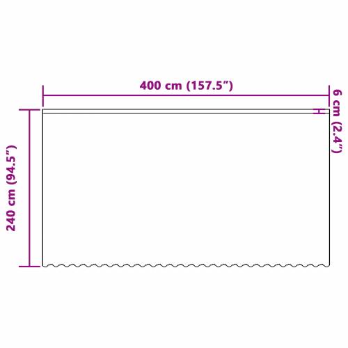 Zavjese sa zavjesama Cvjetni Bijela 400 x 240 cm Poliester Cijena