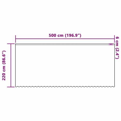 Zavjese sa zavjesama Cvjetni Bijela 500 x 220 cm Poliester Cijena