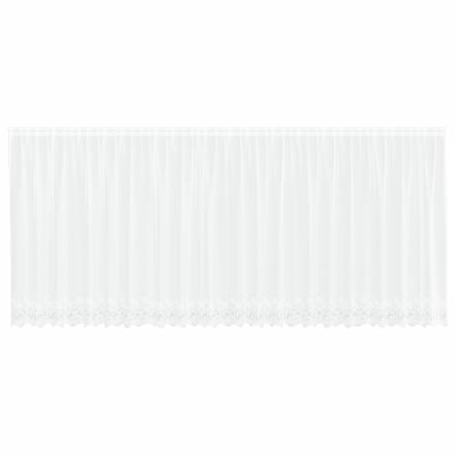 Zavjese sa zavjesama Cvjetni Bijela 600 x 140 cm Poliester Cijena